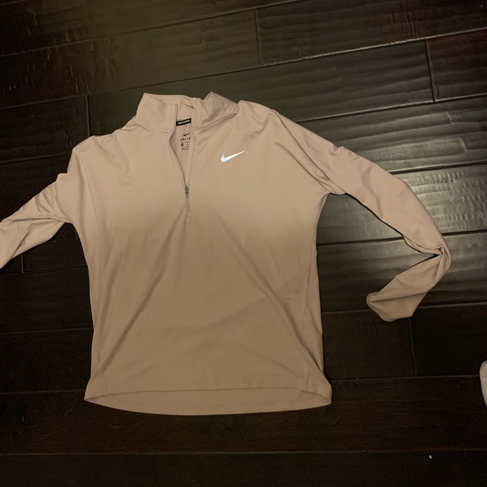 Nike dusty rose quarter zip